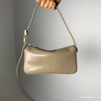 26SS Big Button Side Leather Bag 牛皮亮面
