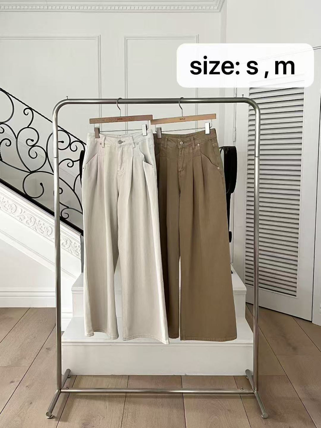 Wide Leg Denim Jeans