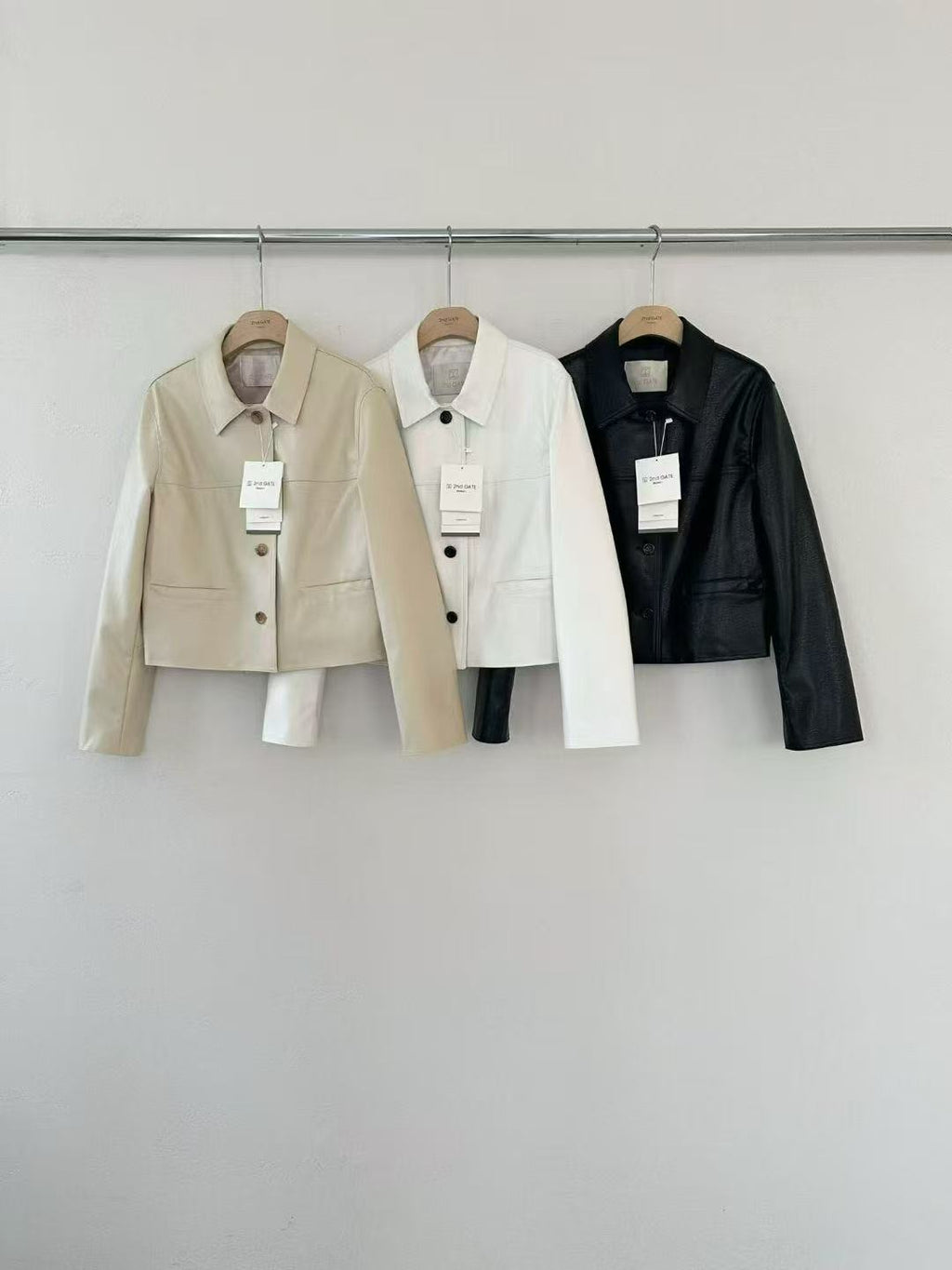 Just Fit Leather Jacket