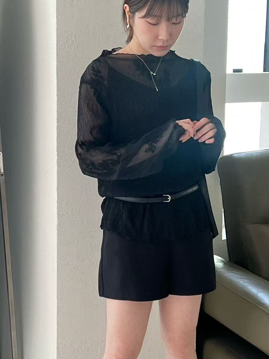 Lace See Through Top