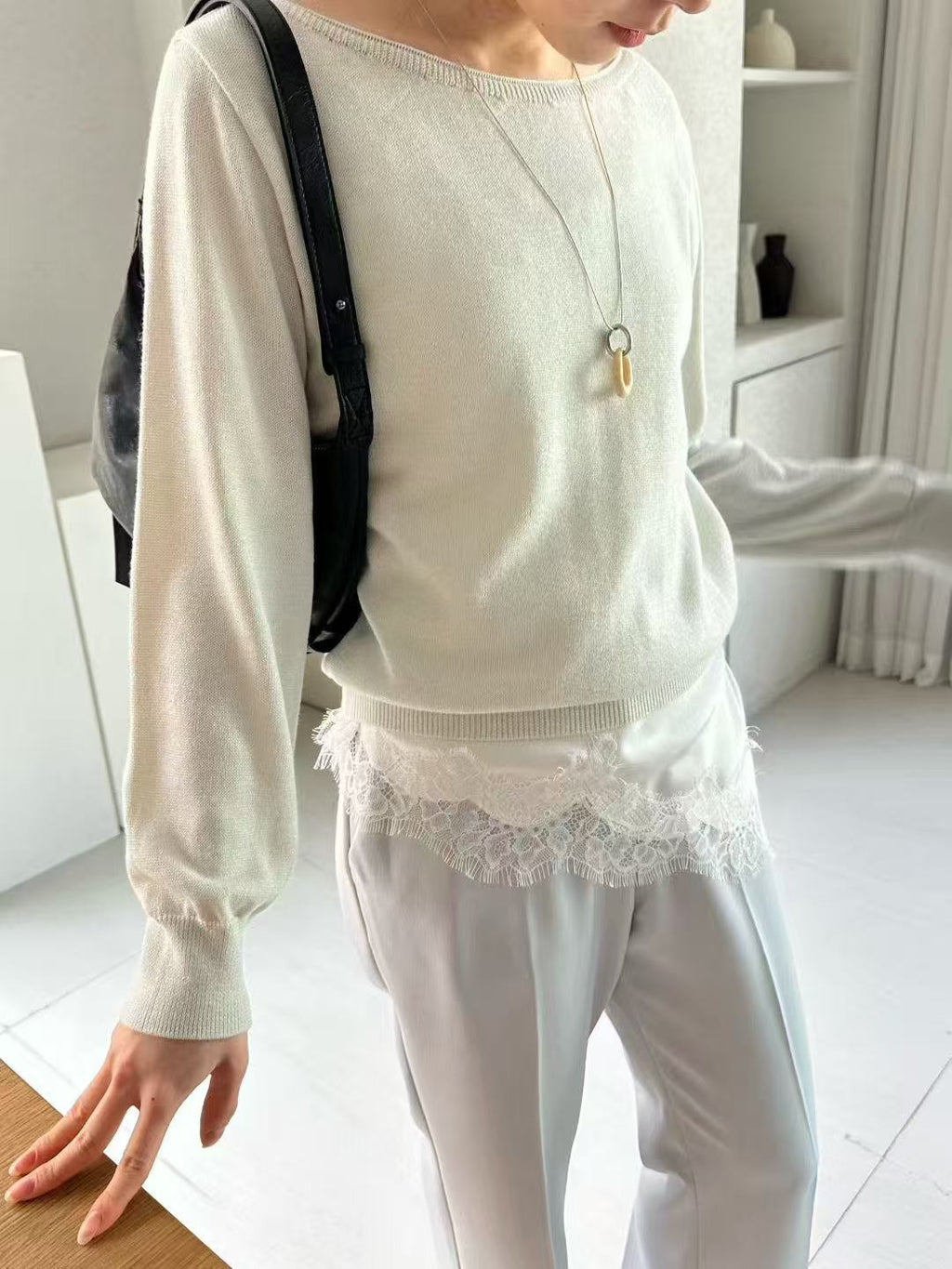 Knitted Autumn Top
