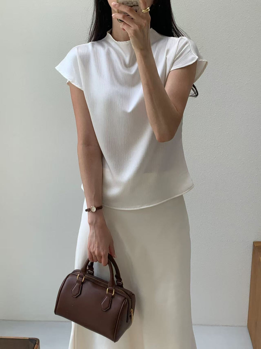 Silky Bling French T Top