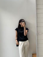 Silky Bling French T Top