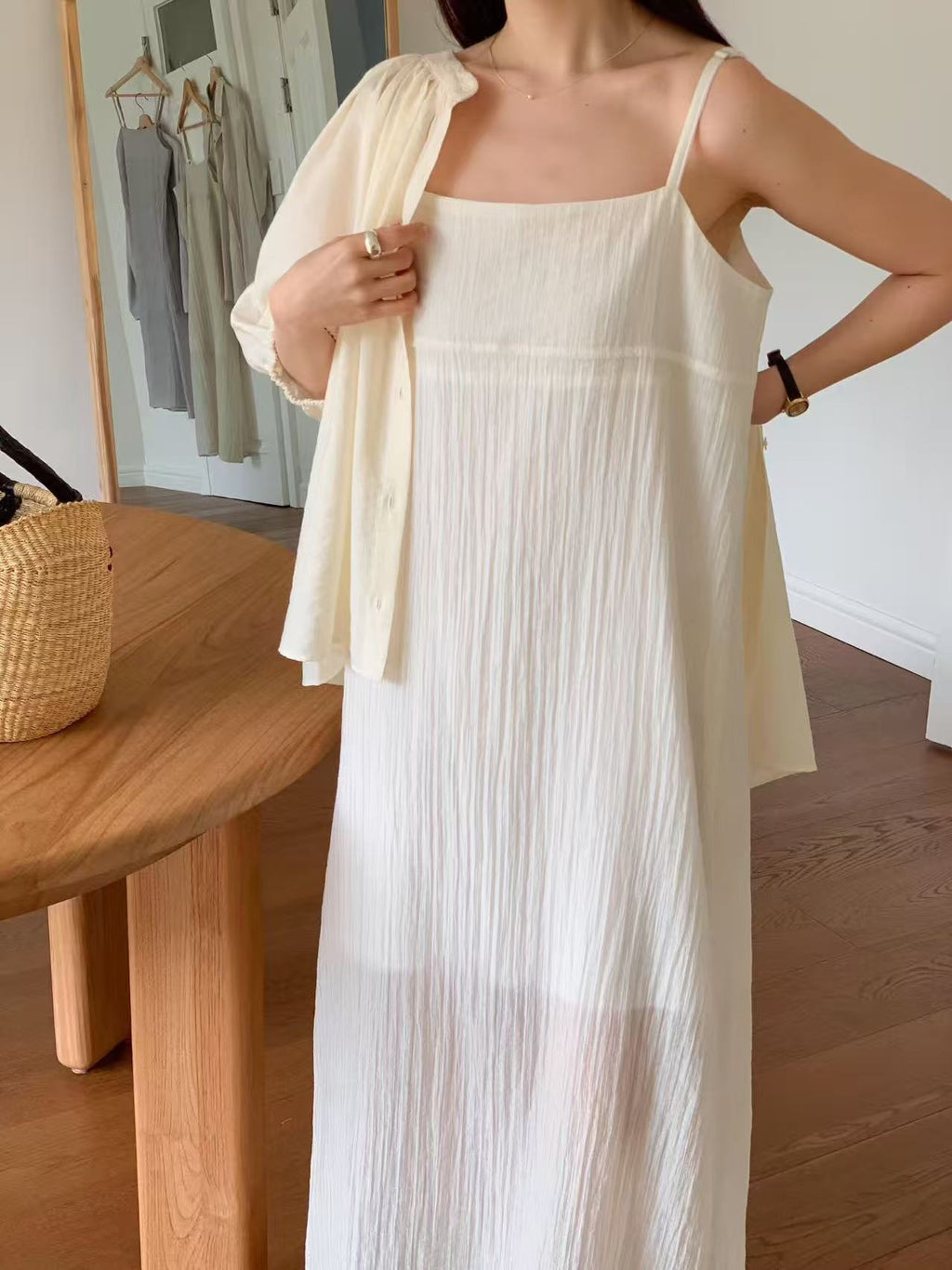 Summer Thin Layer Maxi Dress