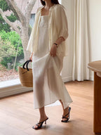 Summer Thin Layer Maxi Dress