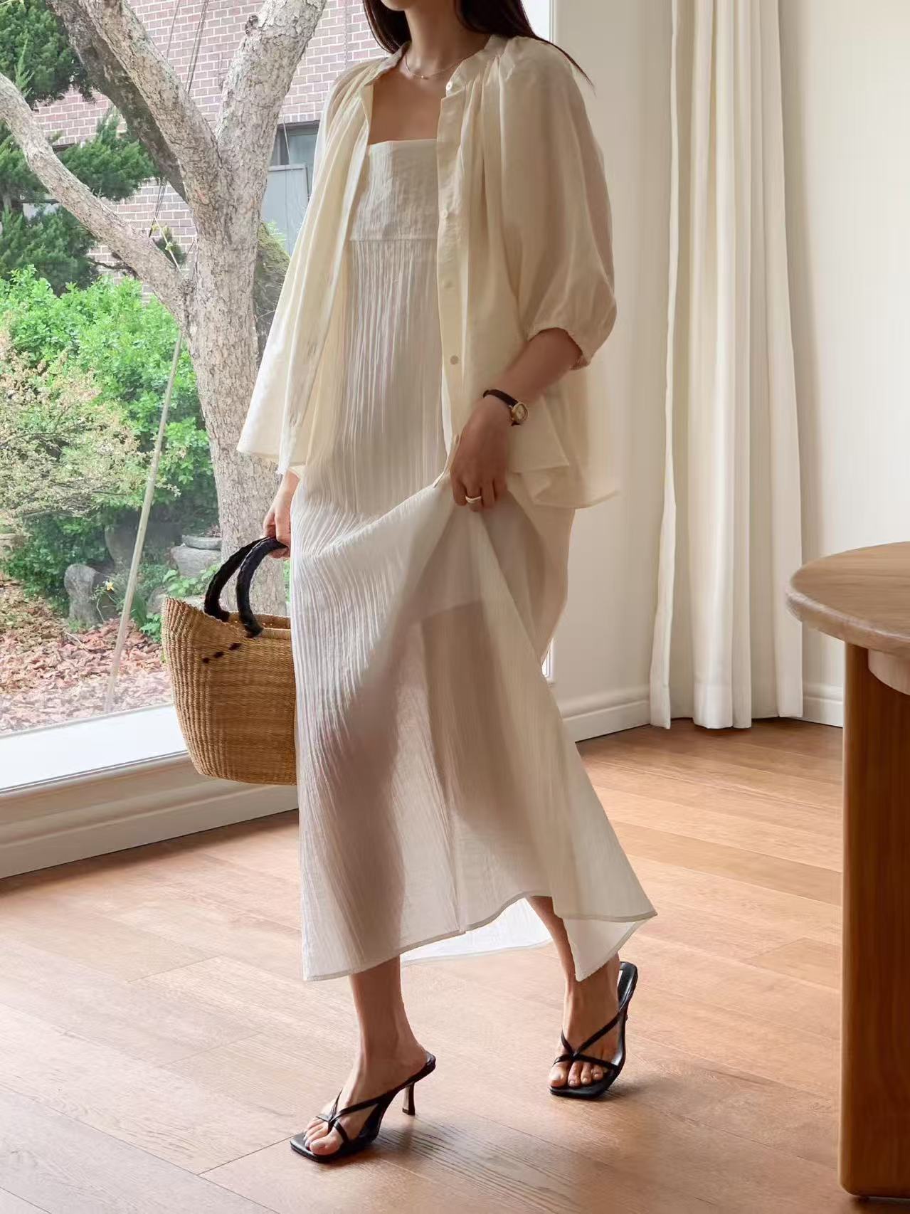 Summer Thin Layer Maxi Dress