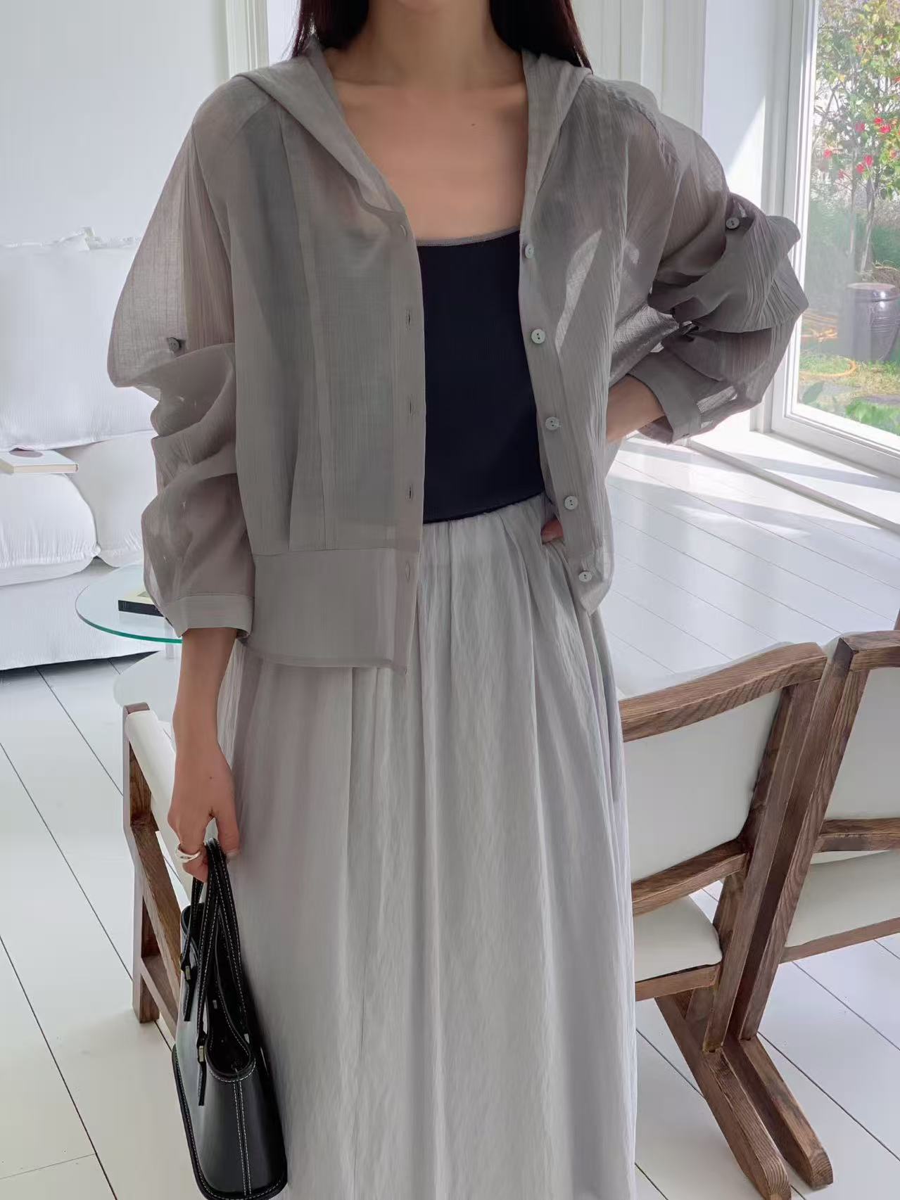 Hooded Shirt Jacket