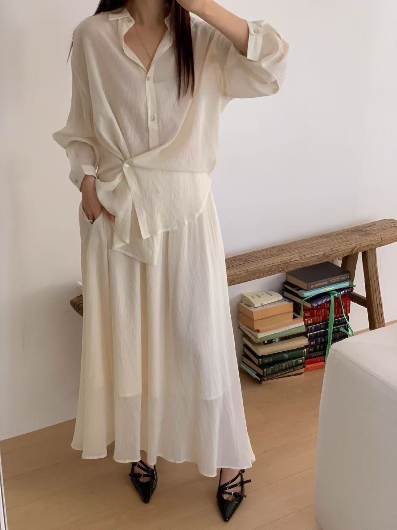 Side Button Shirt Top