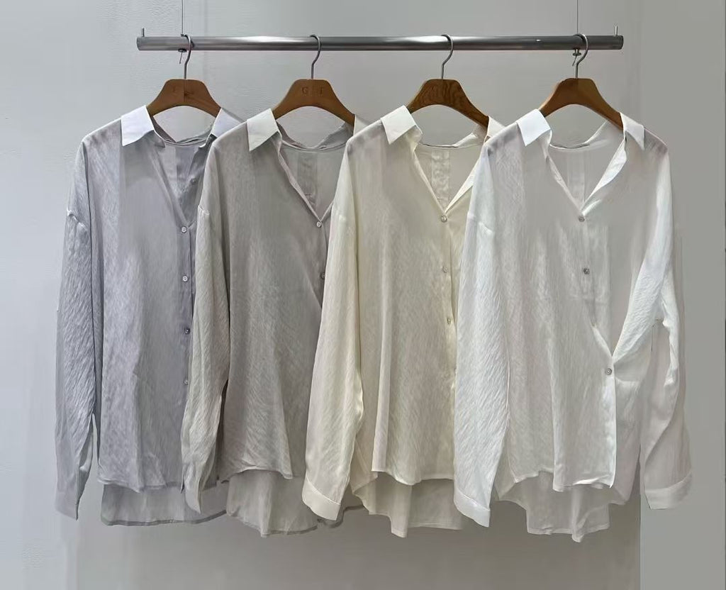 Side Button Shirt Top