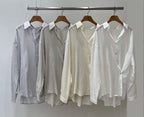 Side Button Shirt Top
