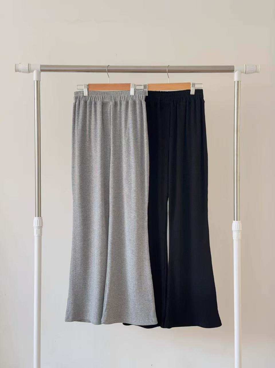 Cotton Flexible Flare Pants