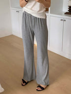 Cotton Flexible Flare Pants