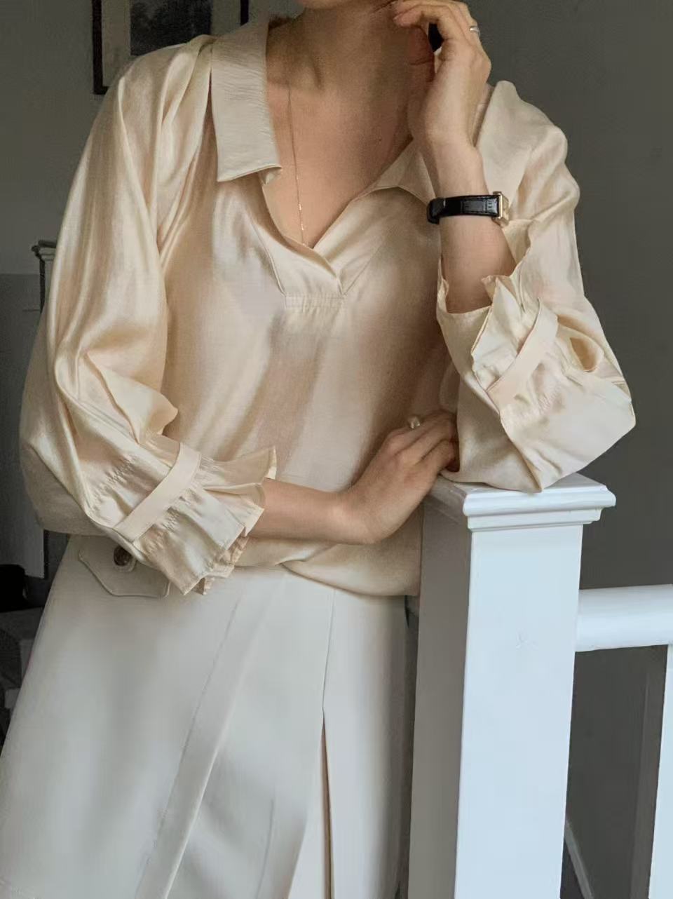 V neck Summer Shirt