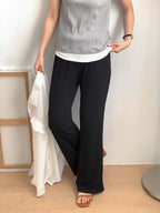 Cotton Flexible Flare Pants