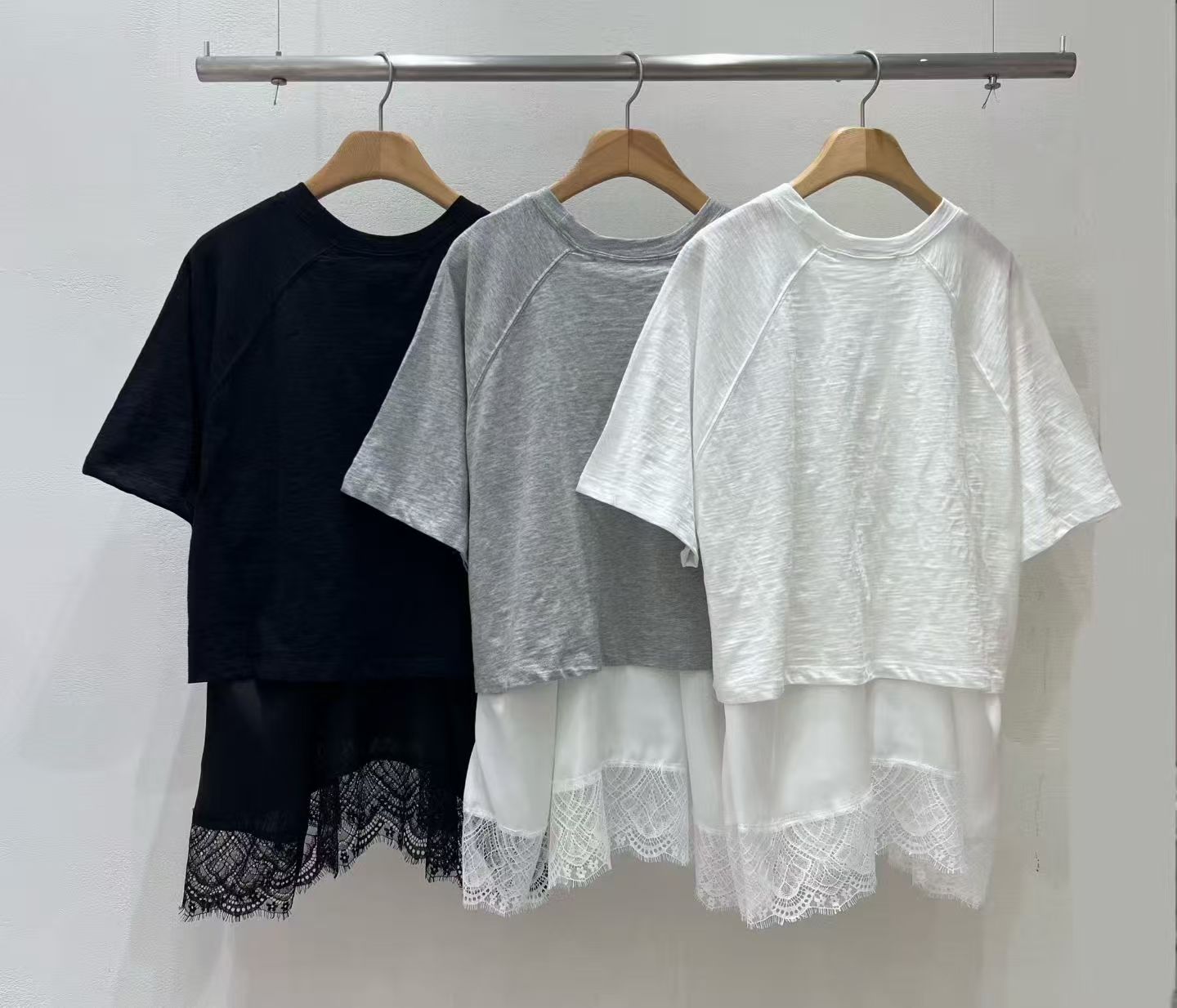 Double Layered Lace T Top