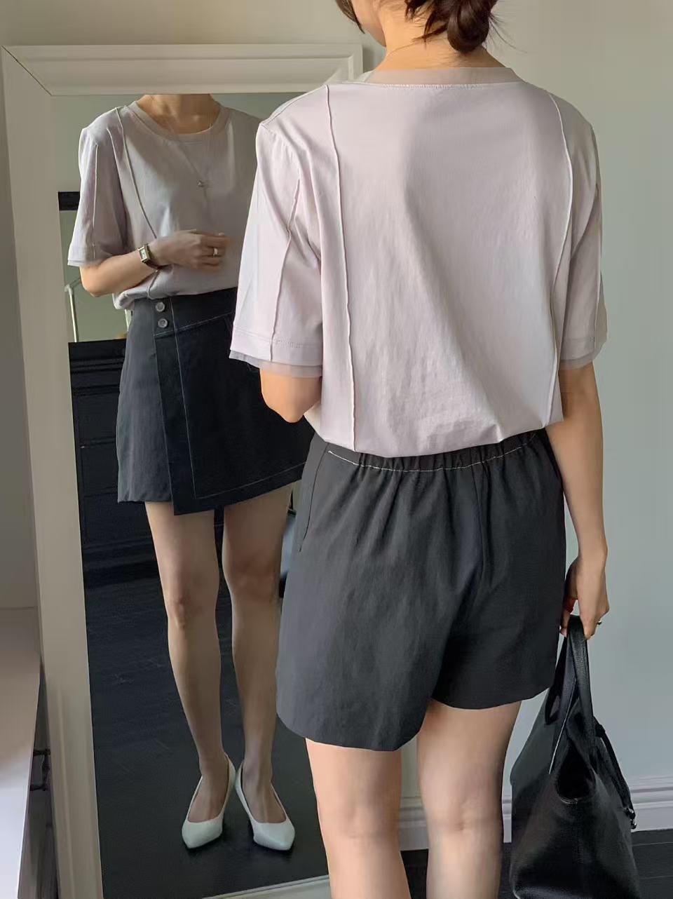 Lace Cotton T Top