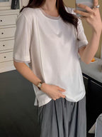 Lace Cotton T Top