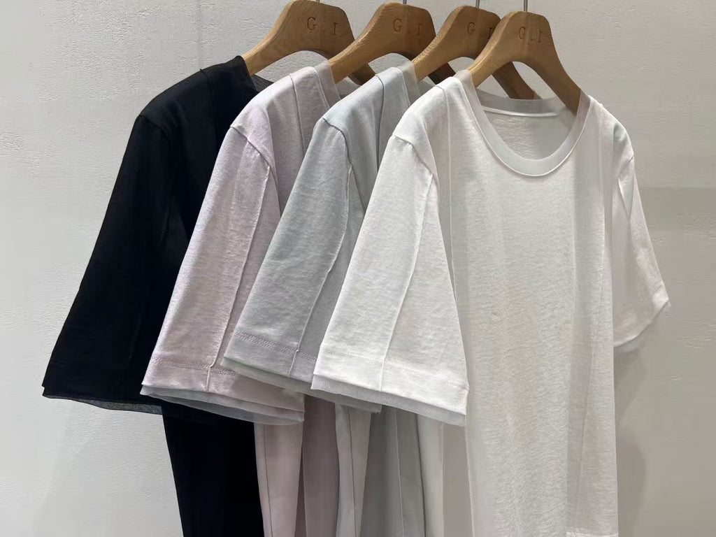 Lace Cotton T Top