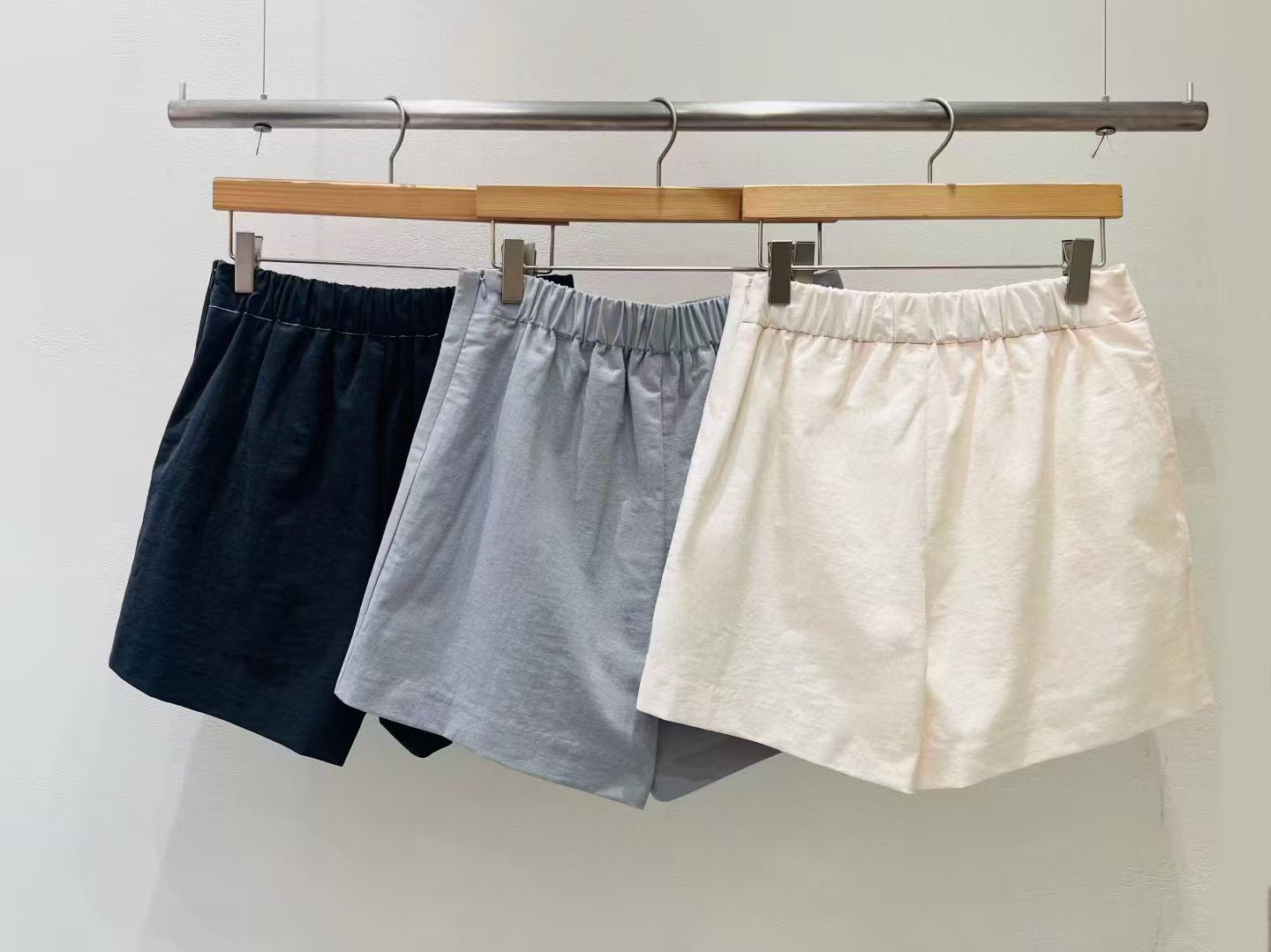 Side Button Flap Skirt Shorts