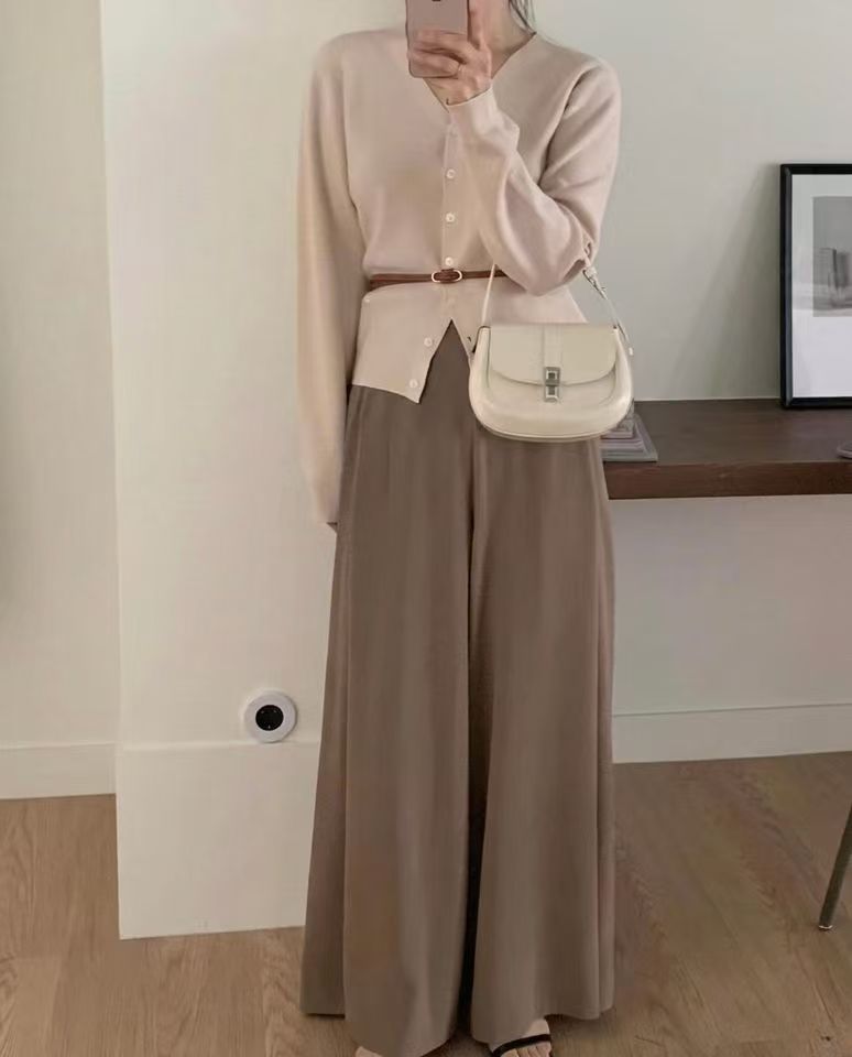 Slit Two Side Office Pants