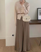 Slit Two Side Office Pants