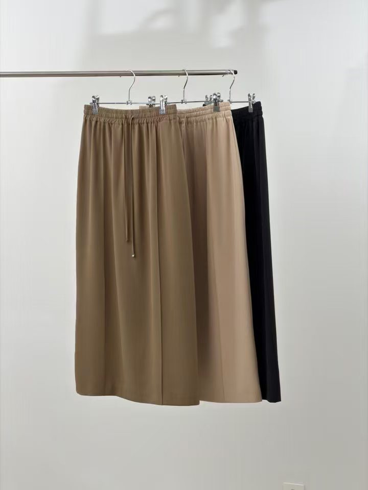 Office Chiffon Maxi Skirt
