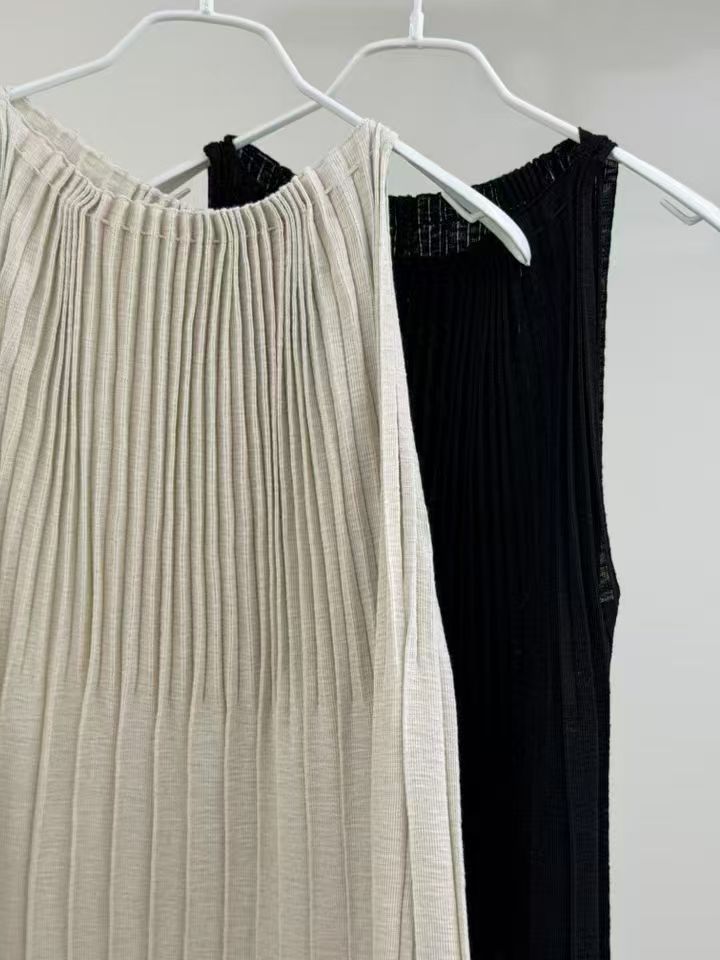 Lined Crewneck Maxi Dress