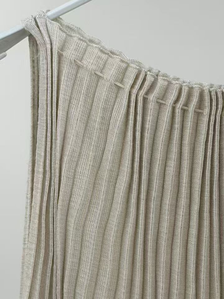 Lined Crewneck Maxi Dress