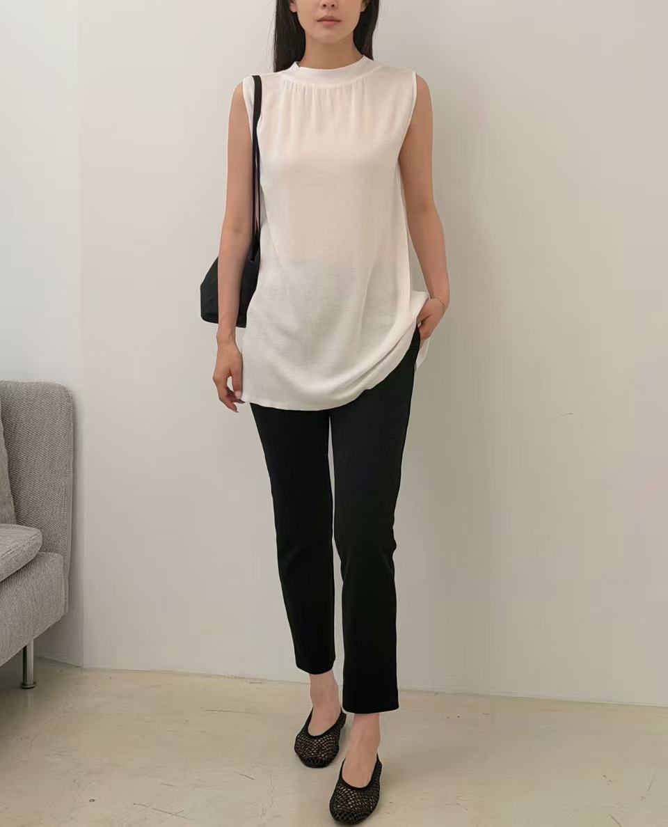 Chiffon Mid LengthTank Top