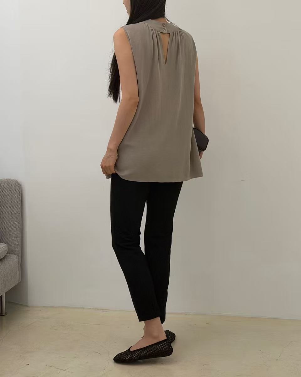Chiffon Mid LengthTank Top
