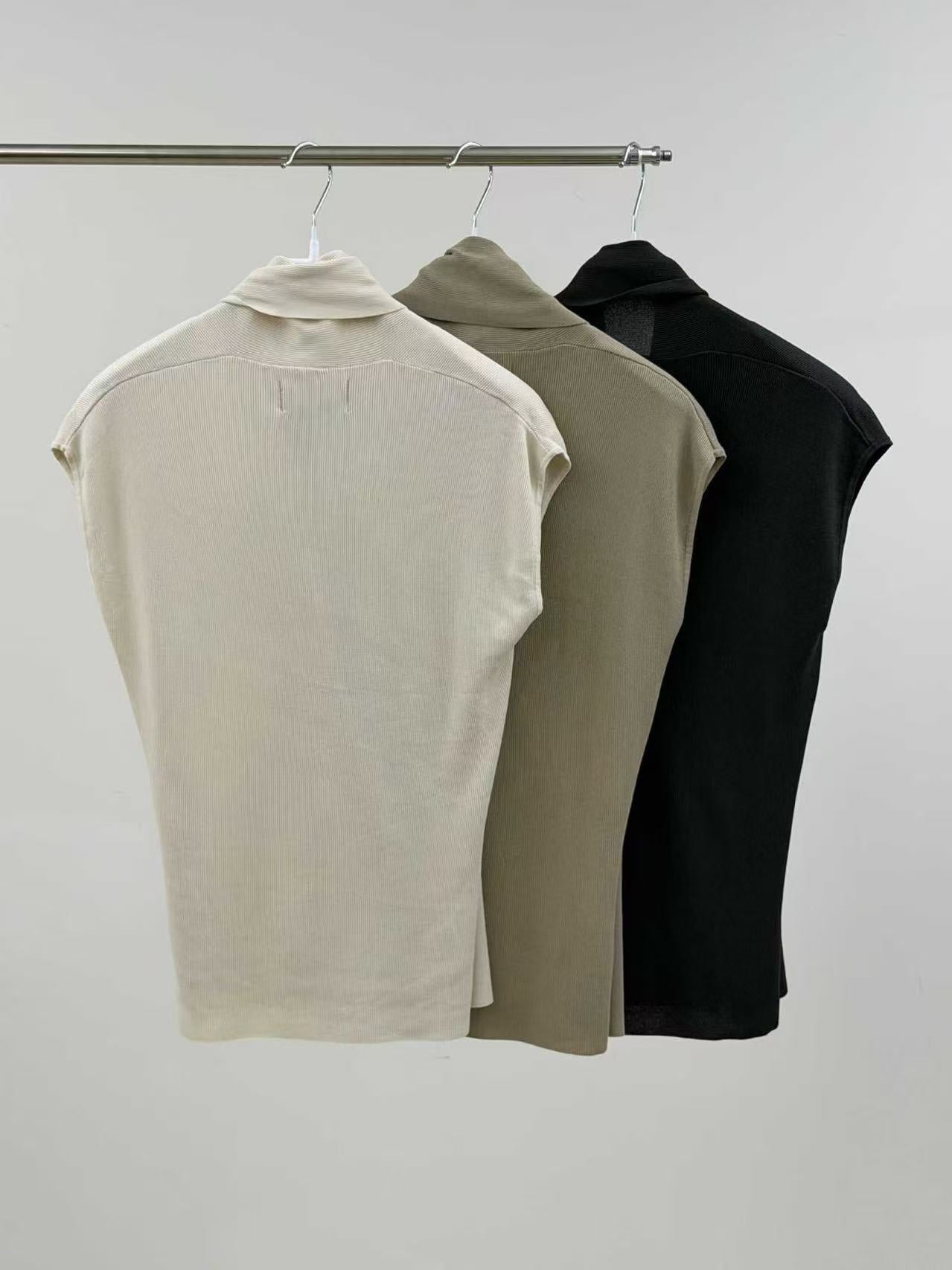 Wrap Short Sleeves Top