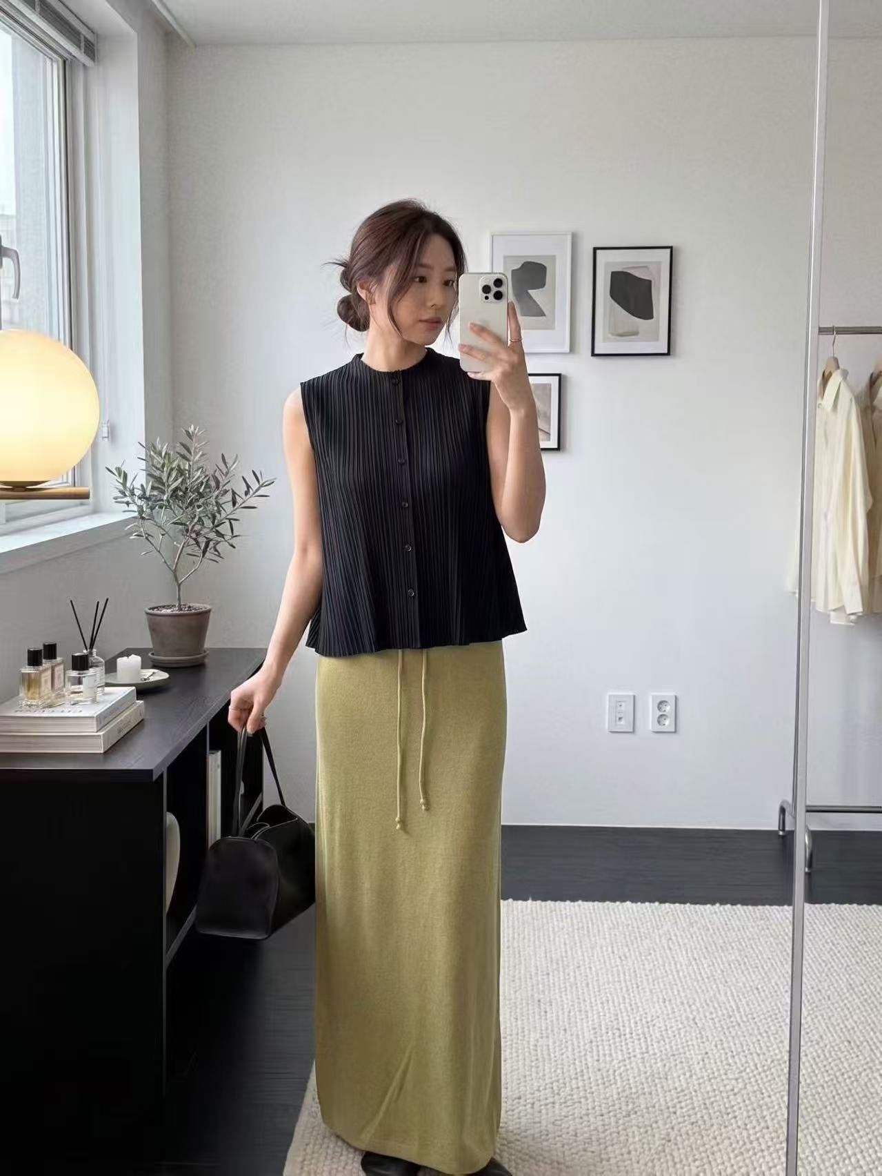 Lined Thin Tank Top
