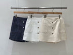 Denim Like Skirt Shorts