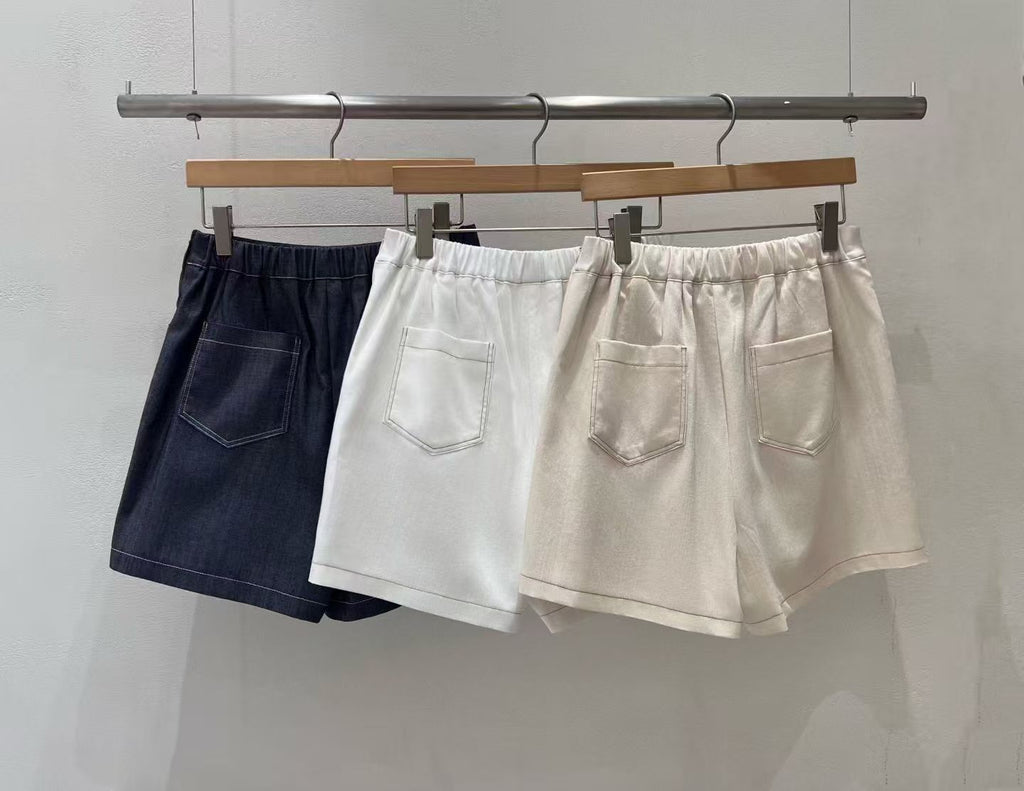 Denim Like Skirt Shorts