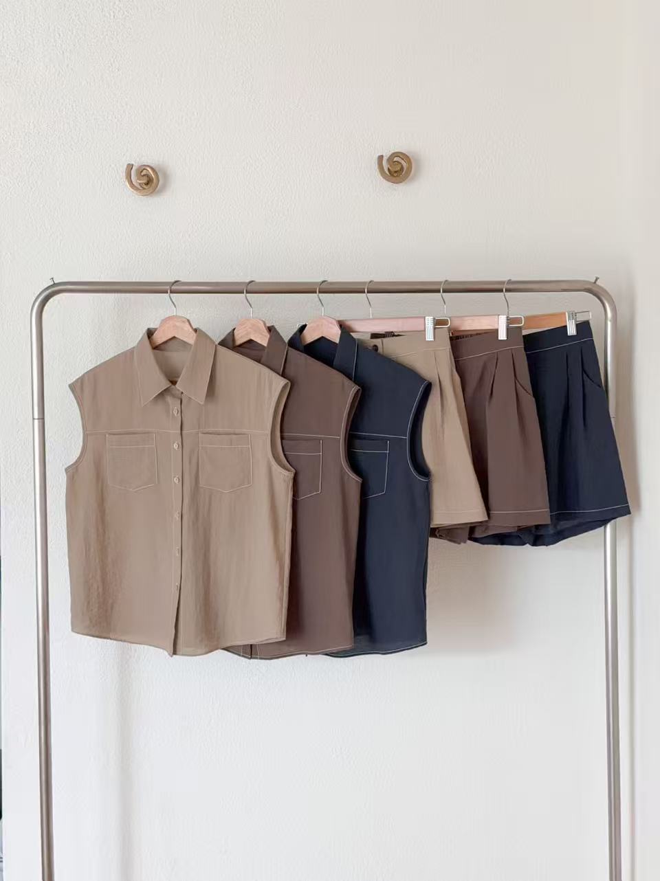 Chiffon Polo Tank Top
