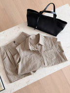 Chiffon Polo Tank Top