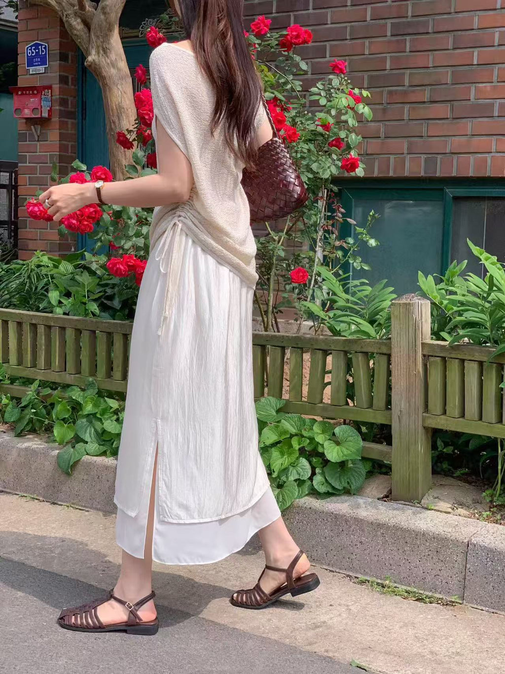 Tied on Side Towel Top