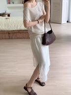 Tied on Side Towel Top