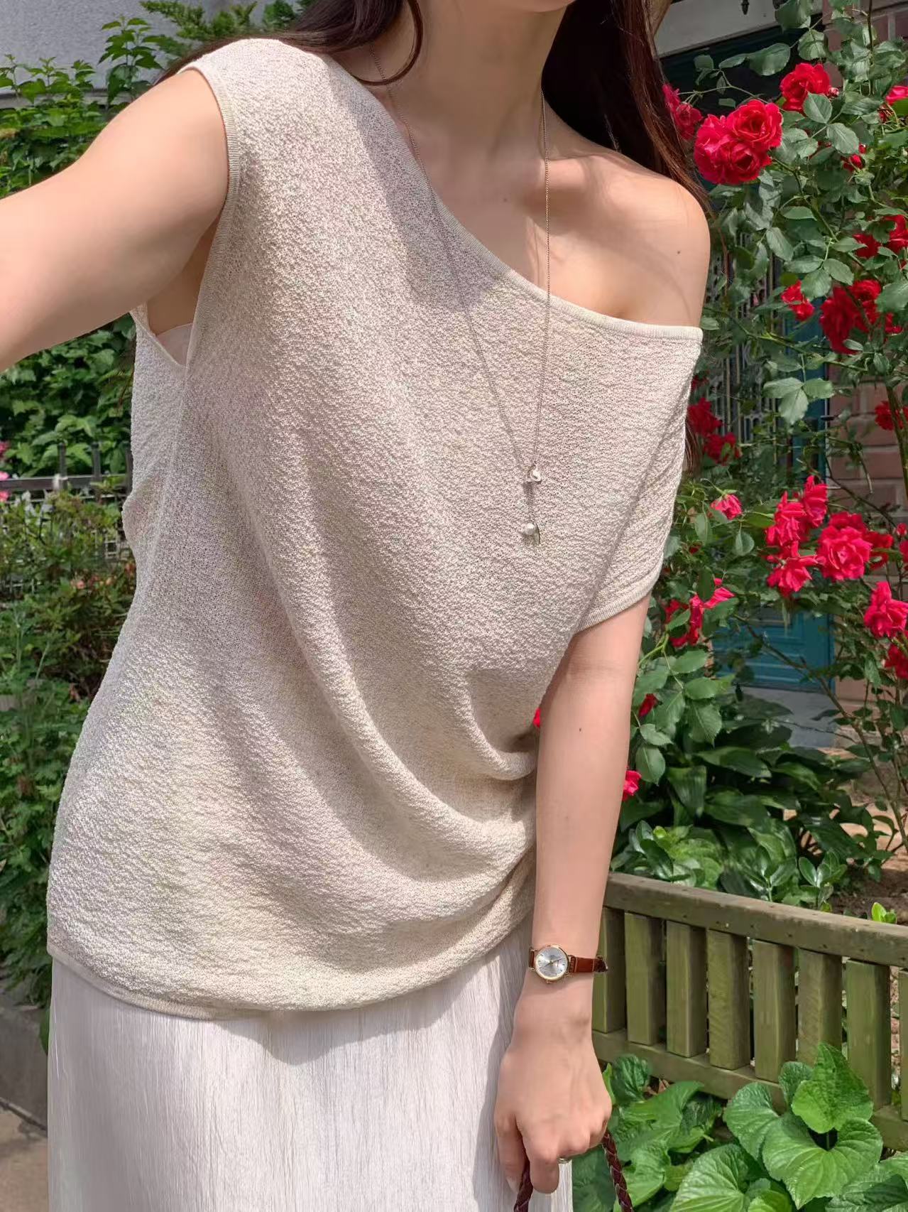 Tied on Side Towel Top
