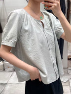 Dotted Shirt T Top