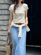 Maxi Denim Skirt