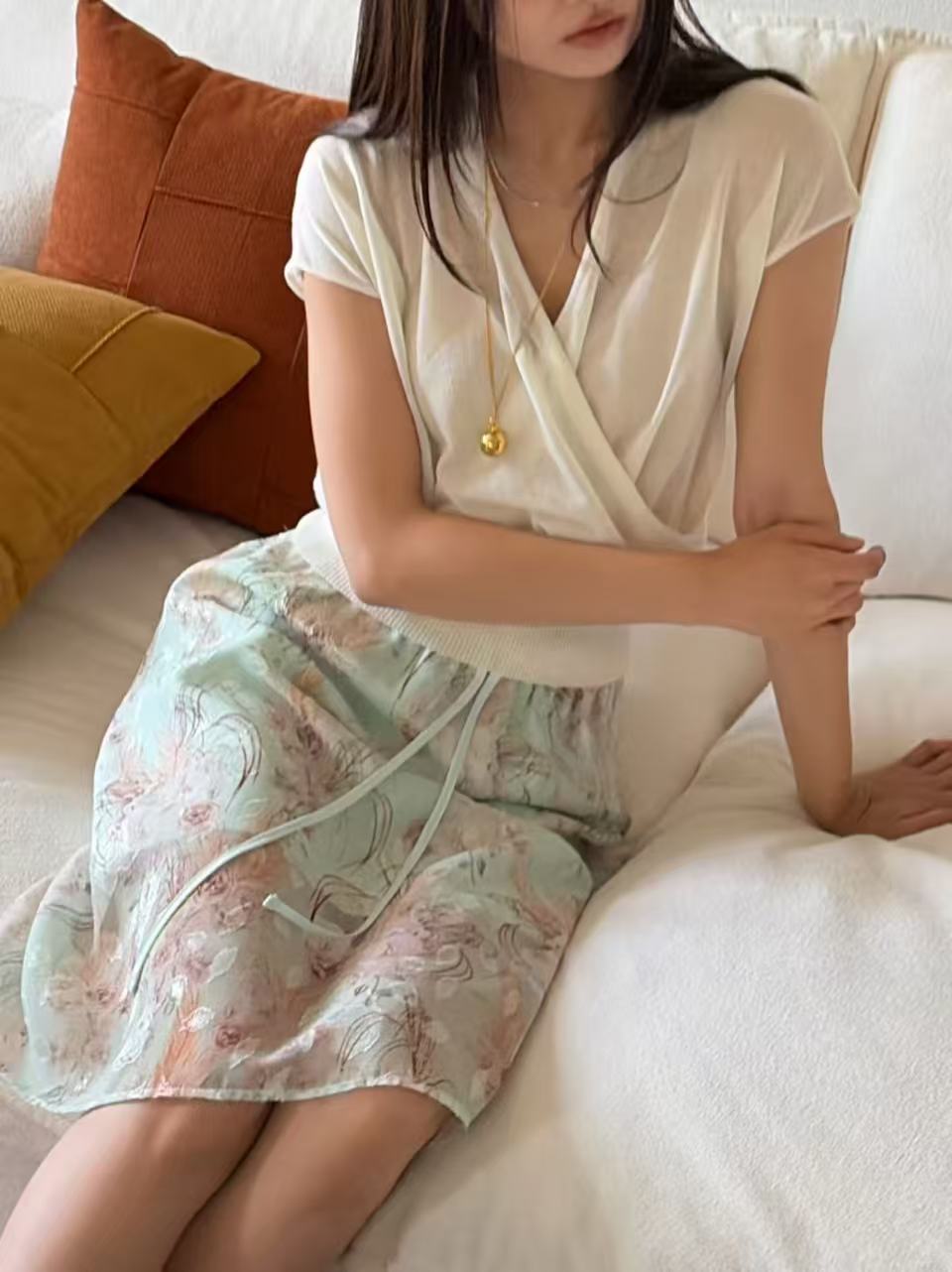 Bling bling wrap top