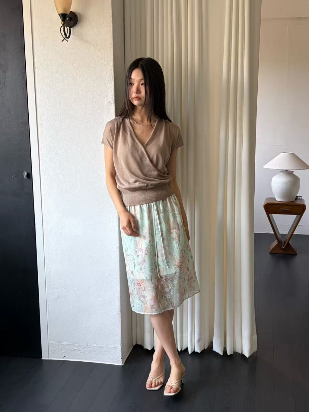 Bling bling wrap top