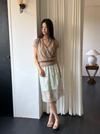 Bling bling wrap top