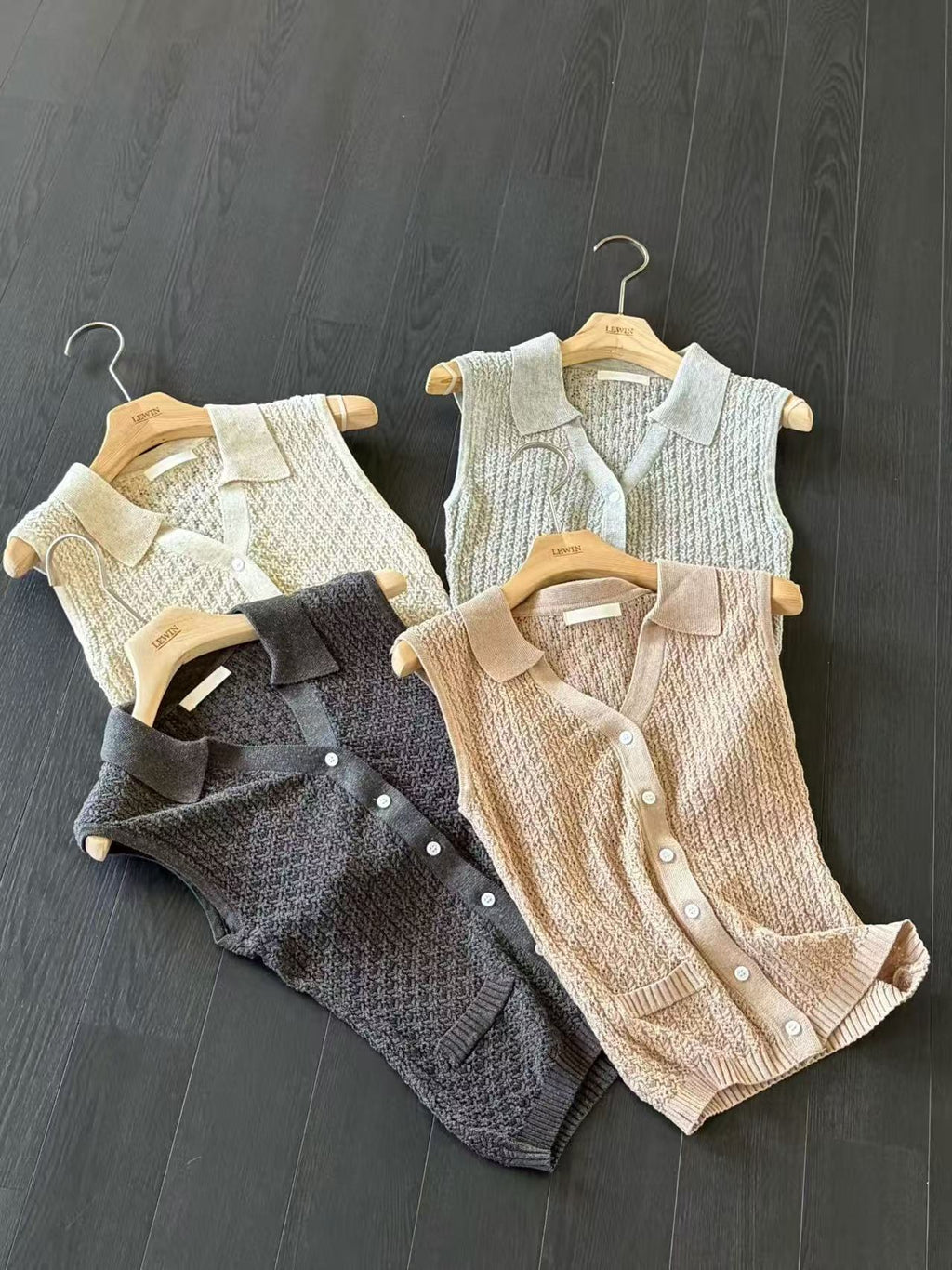 Polo Neck Knitted Top
