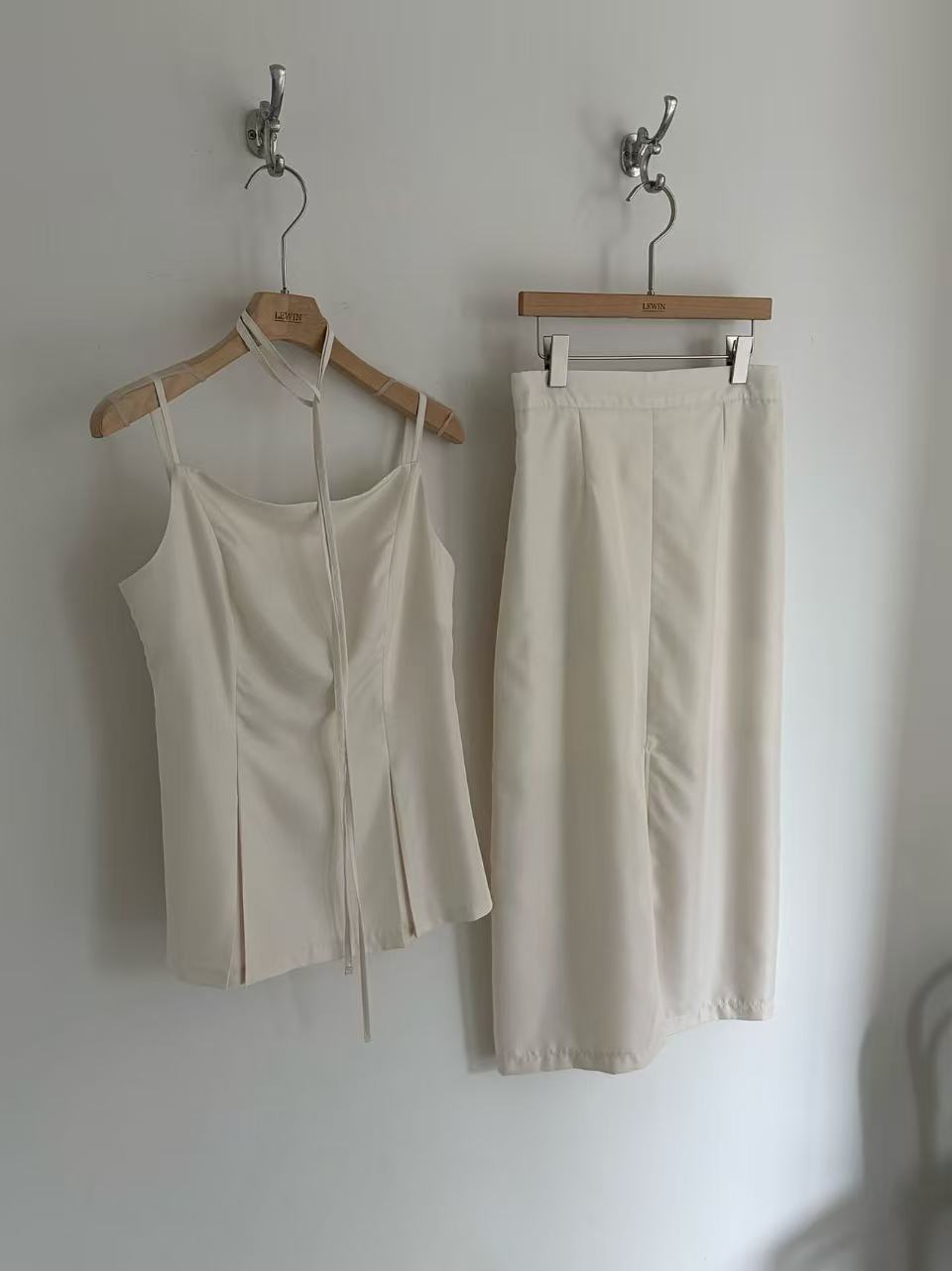 Slit Over Chiffon Tank Top