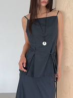 Slit Over Chiffon Tank Top