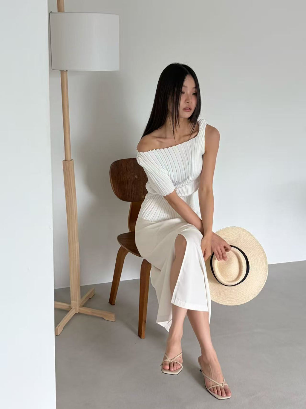 Knot Knitted T Top