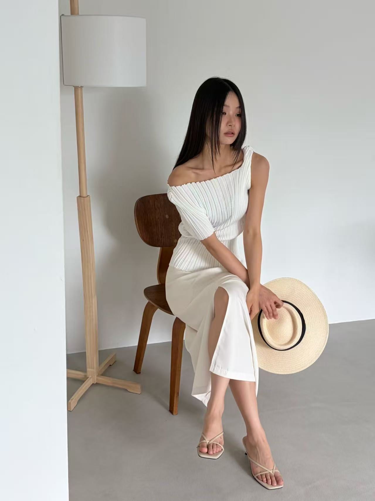 Knot Knitted T Top