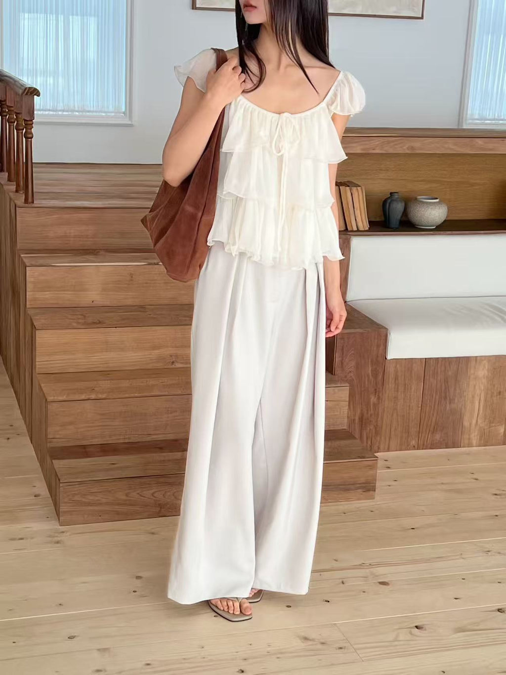 Layering Ruffles Tank Top